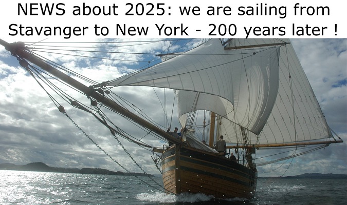 The sloop Restauration sailing again 2025 - 200 years afterward later 1825 Restoration